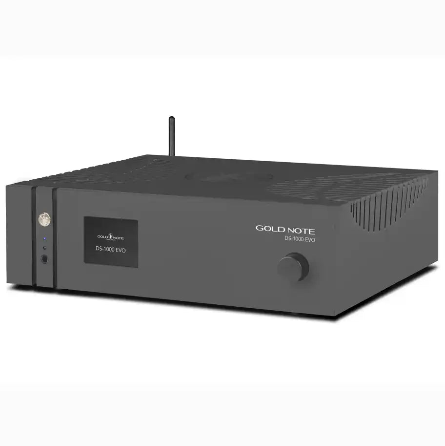 Gold Note DS-1000 EVO | EVO LINE | DAC Headphone Amp & Preamp - Black | Gold | Silver