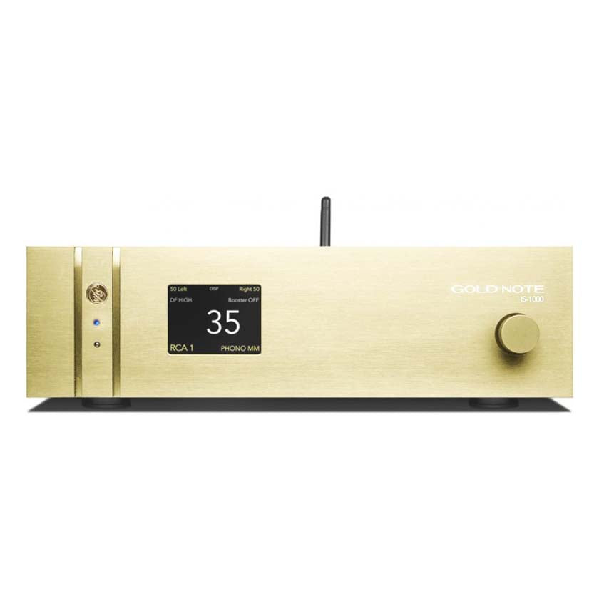 Gold Note IS 1000 Deluxe LINE Integrated Amplifier - Gold