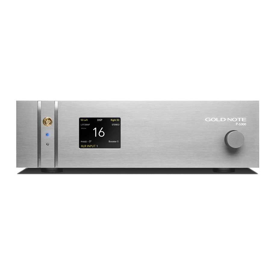 Gold Note P1000 MK II Deluxe Preamplifier Silver