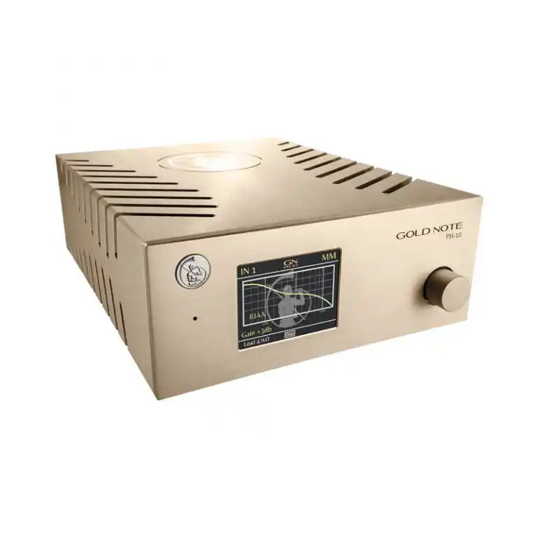 Gold Note PH-10 MM MC Phono Preamplifier - Black | Gold | Silver