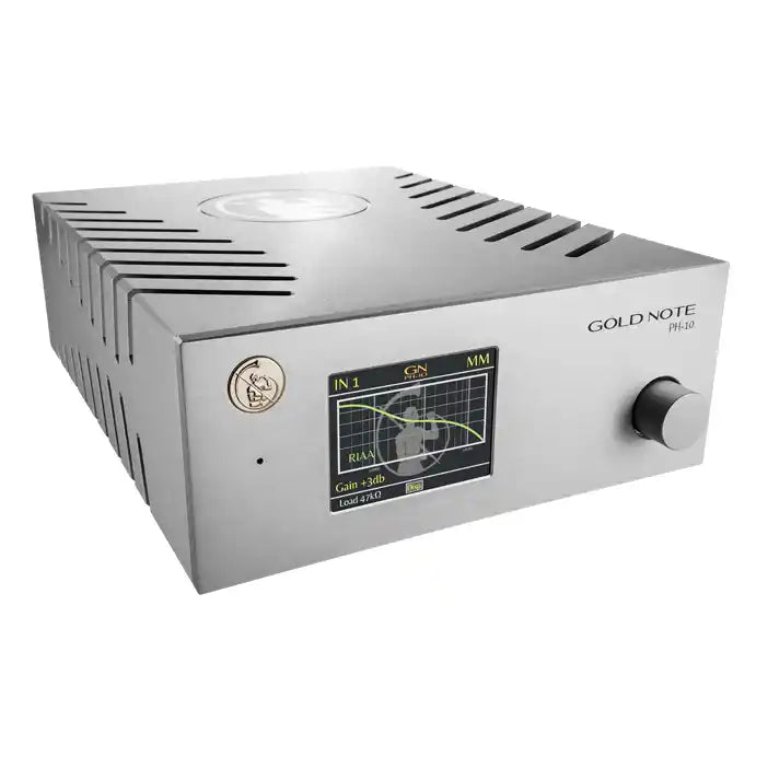 Gold Note PH-10 MM MC Phono Preamplifier - Black | Gold | Silver