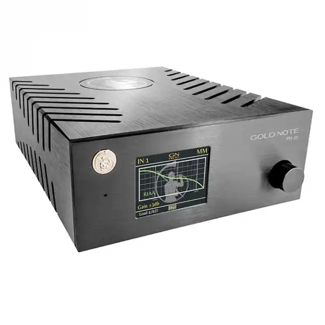 Gold Note PH-10 MM MC Phono Preamplifier - Black | Gold | Silver