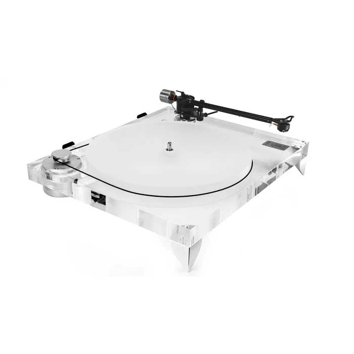 Gold Note Valore 425 Plus Turntable - Transparent Acrylic