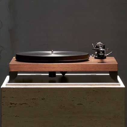 Gold Note Valore 425 Plus Turntable - Walnut Real Vaneer