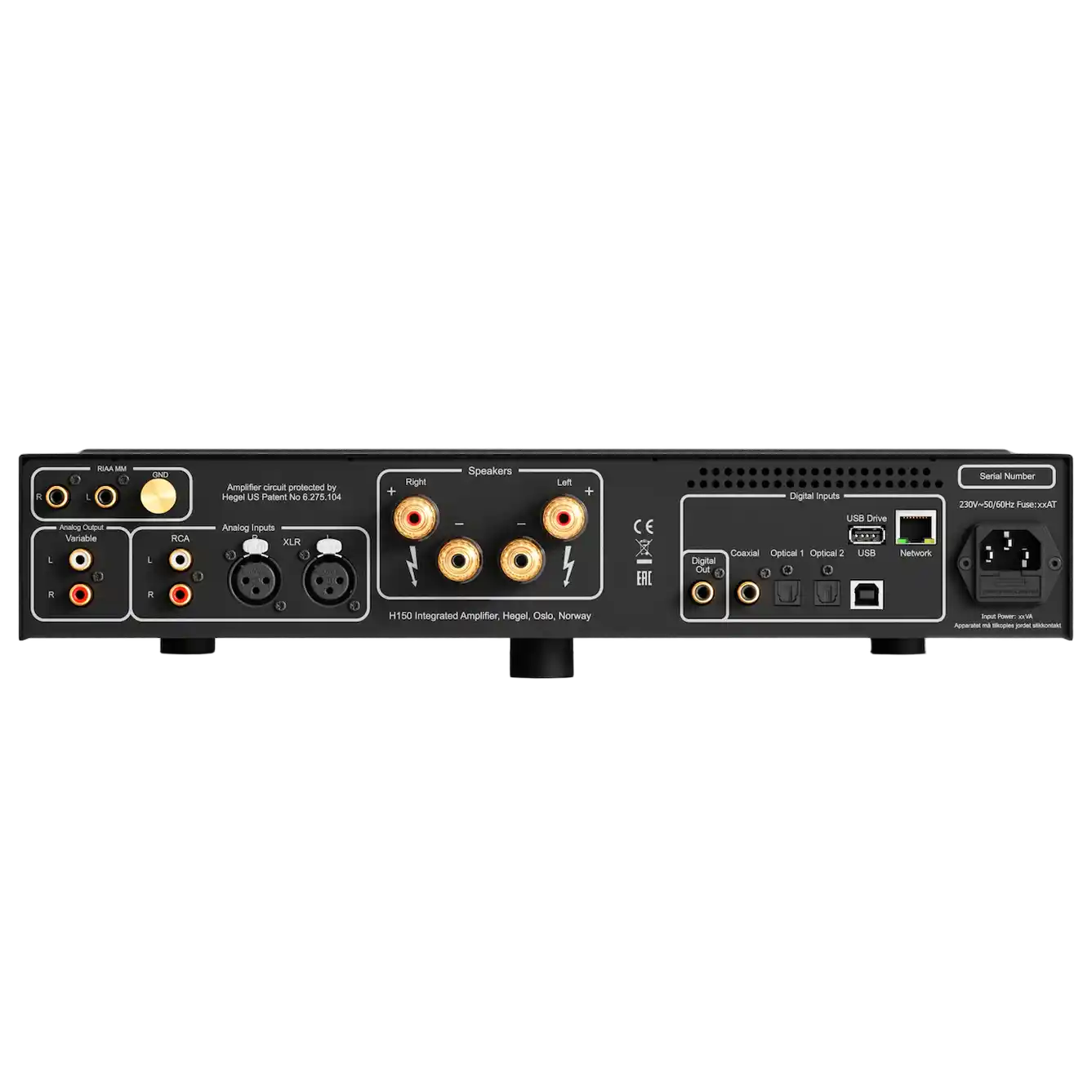 Hegel H150 2 x 75 Watts Streaming Amplifier