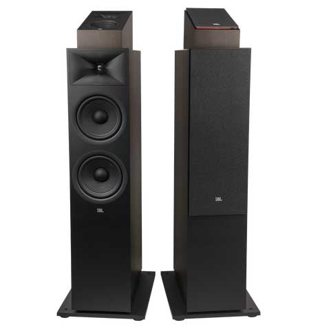 JBL STAGE 280F Dual 8" Floorstanding Speakers - Espresso