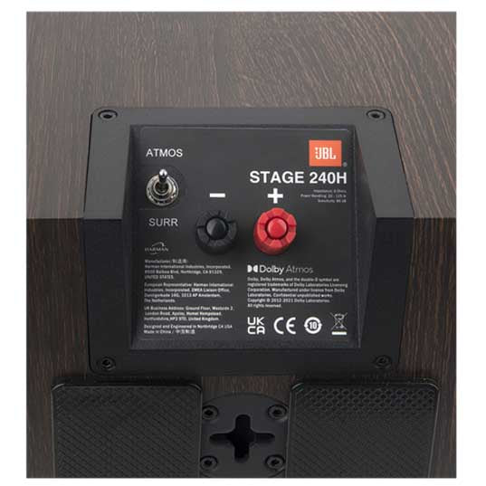 JBL STAGE 2 240H 4.5" Atmos  Speakers - Espresso (Low stock)