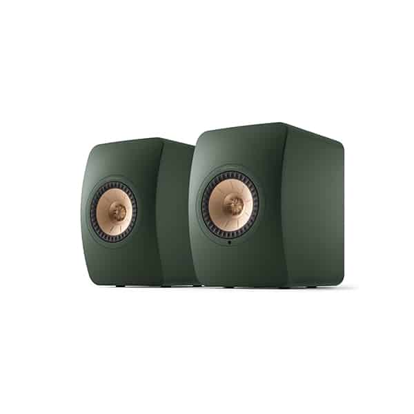 KEF LS50 META Bookshelf Speakers - Black | White | Moss Green | Sand Shell