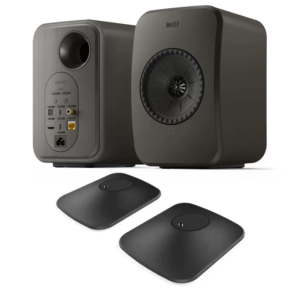 KEF LSX II Lite Active Wireless Bookshelf speakers - Graphite Grey