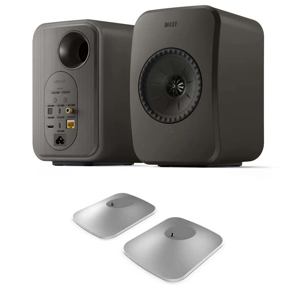 KEF LSX II Lite Active Wireless Bookshelf speakers - Graphite Grey