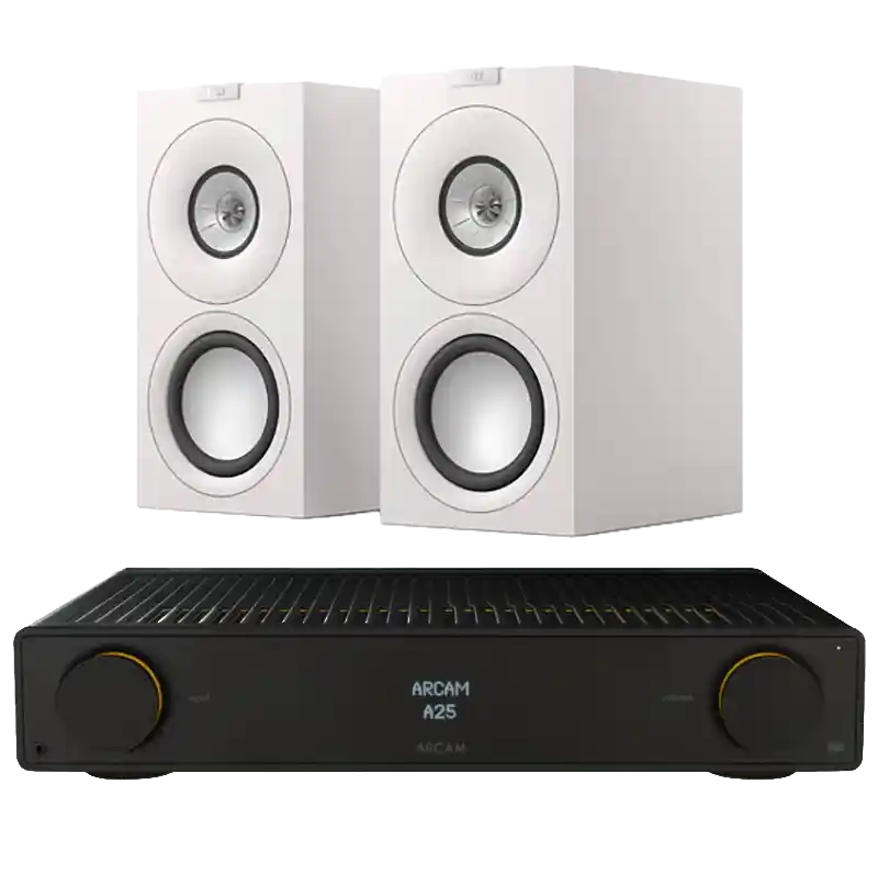KEF Q Concerto Meta + A25+ Speakers Amplifier System