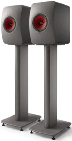 KEF LS50 Wireless MK2 Bookshelf Speakers + 2 stands - Black | Titanium | White | Green | Red | Shell