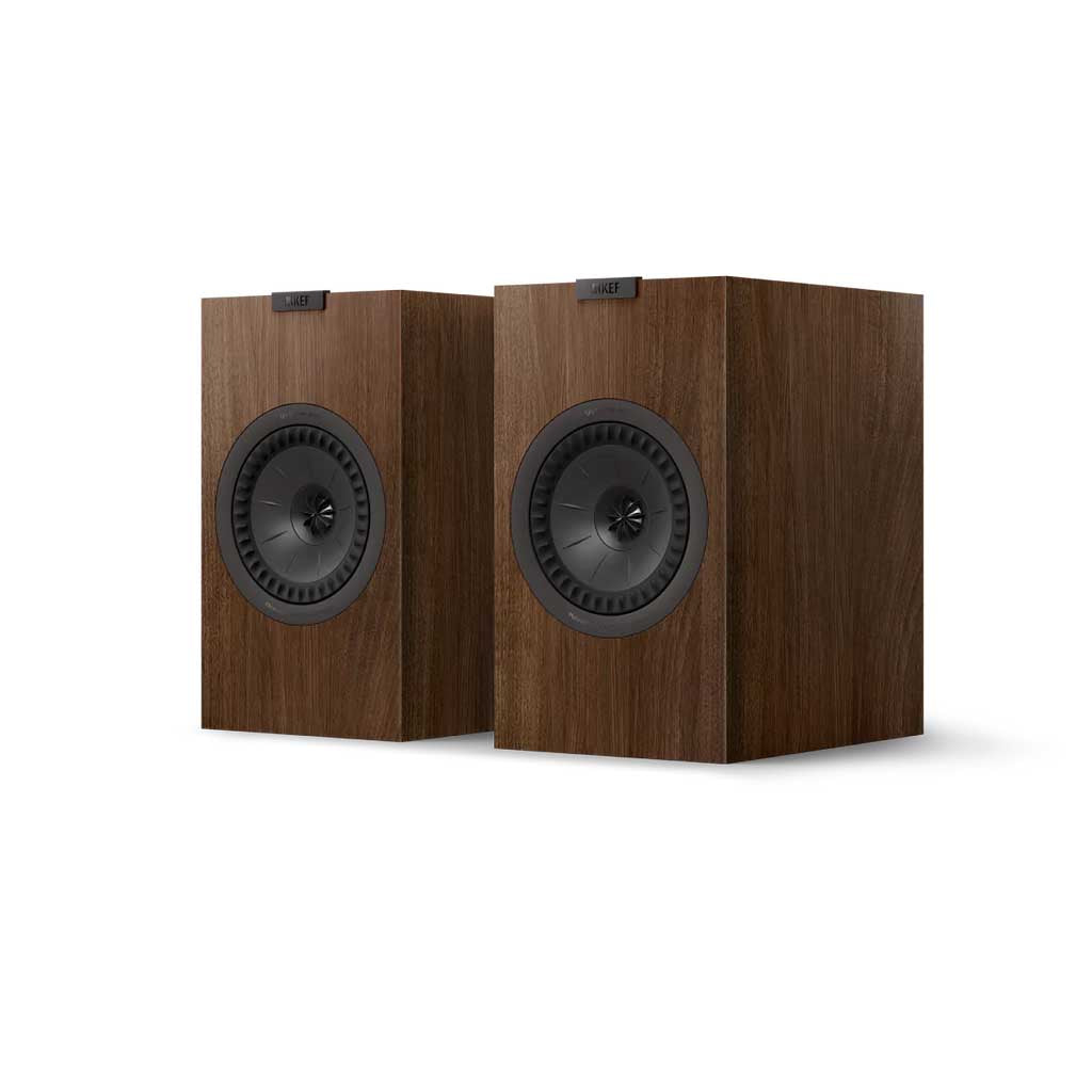 KEF Q3 Meta 2-Way 6.5" Bookshelf Speakers - Walnut