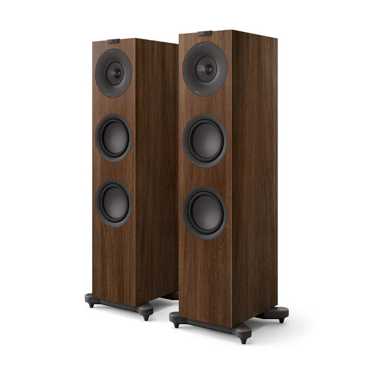 KEF Q7 Meta 3-Way Floorstanding Speakers - Satin Black | Walnut | Satin White