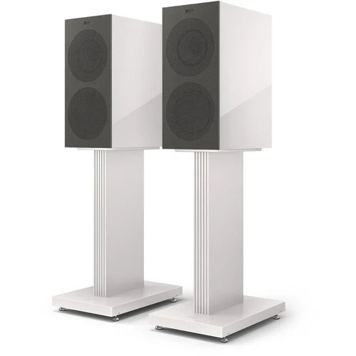 KEF R3 Meta Bookshelf Speakers with grills - Gloss Black | Gloss Indigo | Gloss White | Walnut