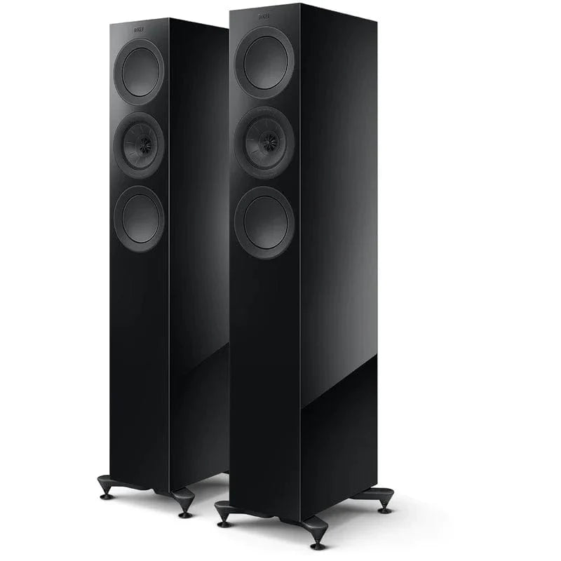 KEF R5 Meta Floorstanding Speakers | Black | Walnut | White