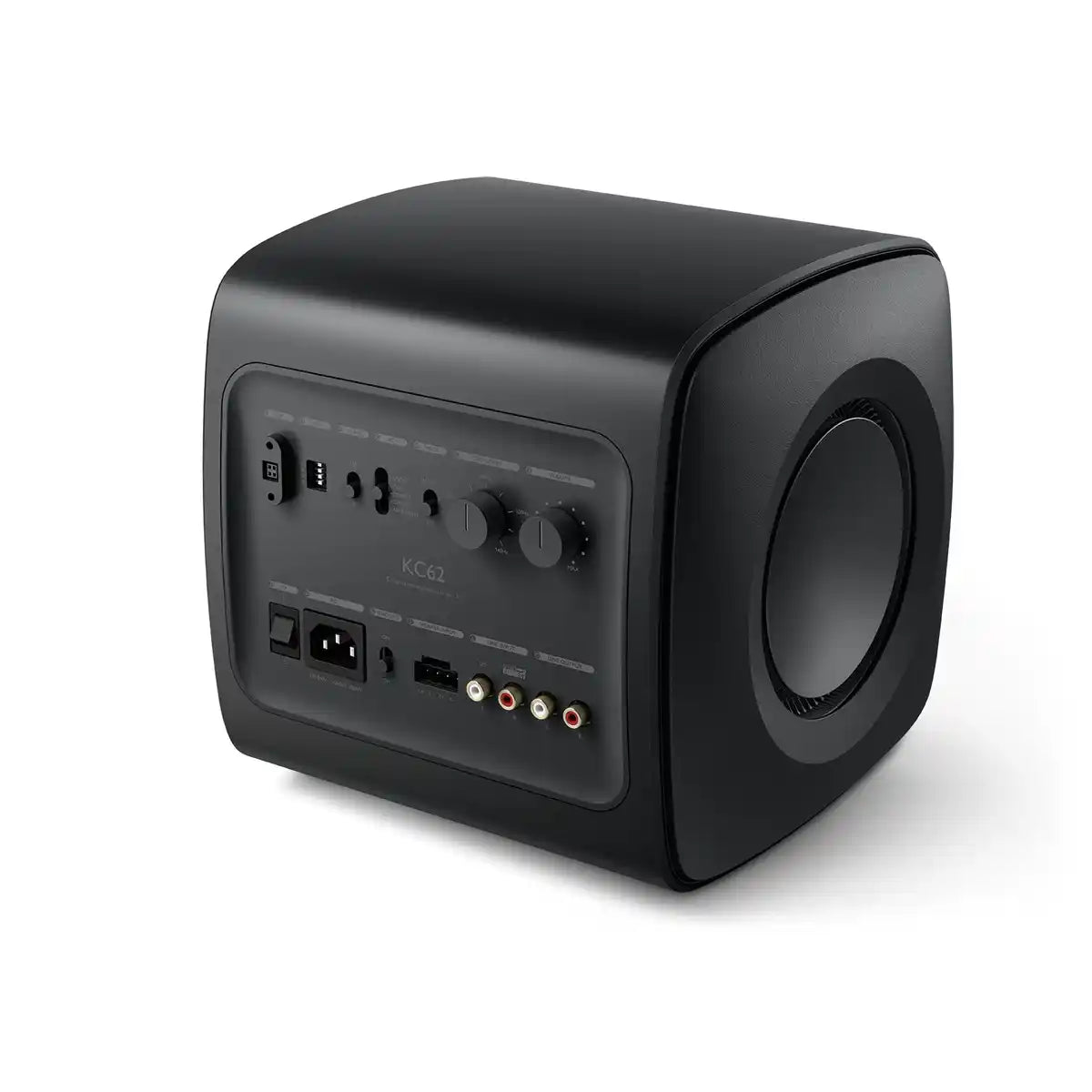 KEF KC62 Dual 6" Active Subwoofer - Black | Titanium | White
