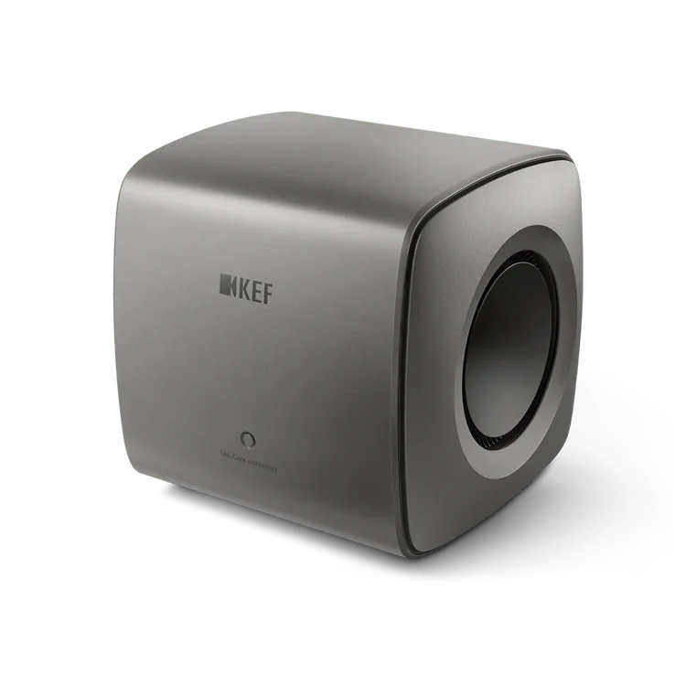 KEF KC62 Dual 6" Active Subwoofer - Black | Titanium | White