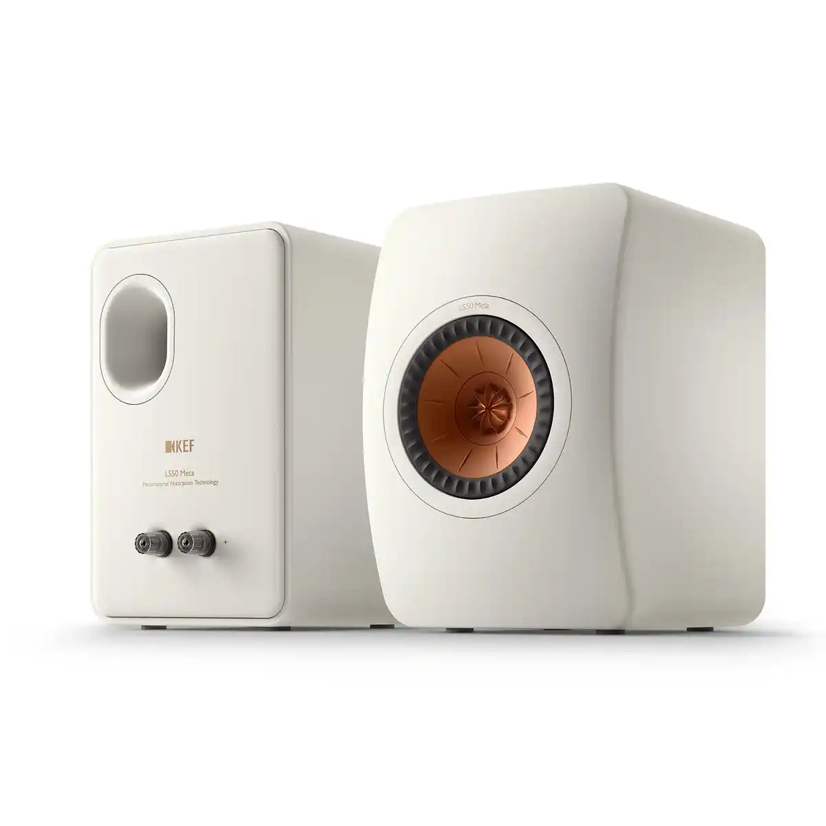 KEF LS50 META Bookshelf Speakers - Black | Titanium | White