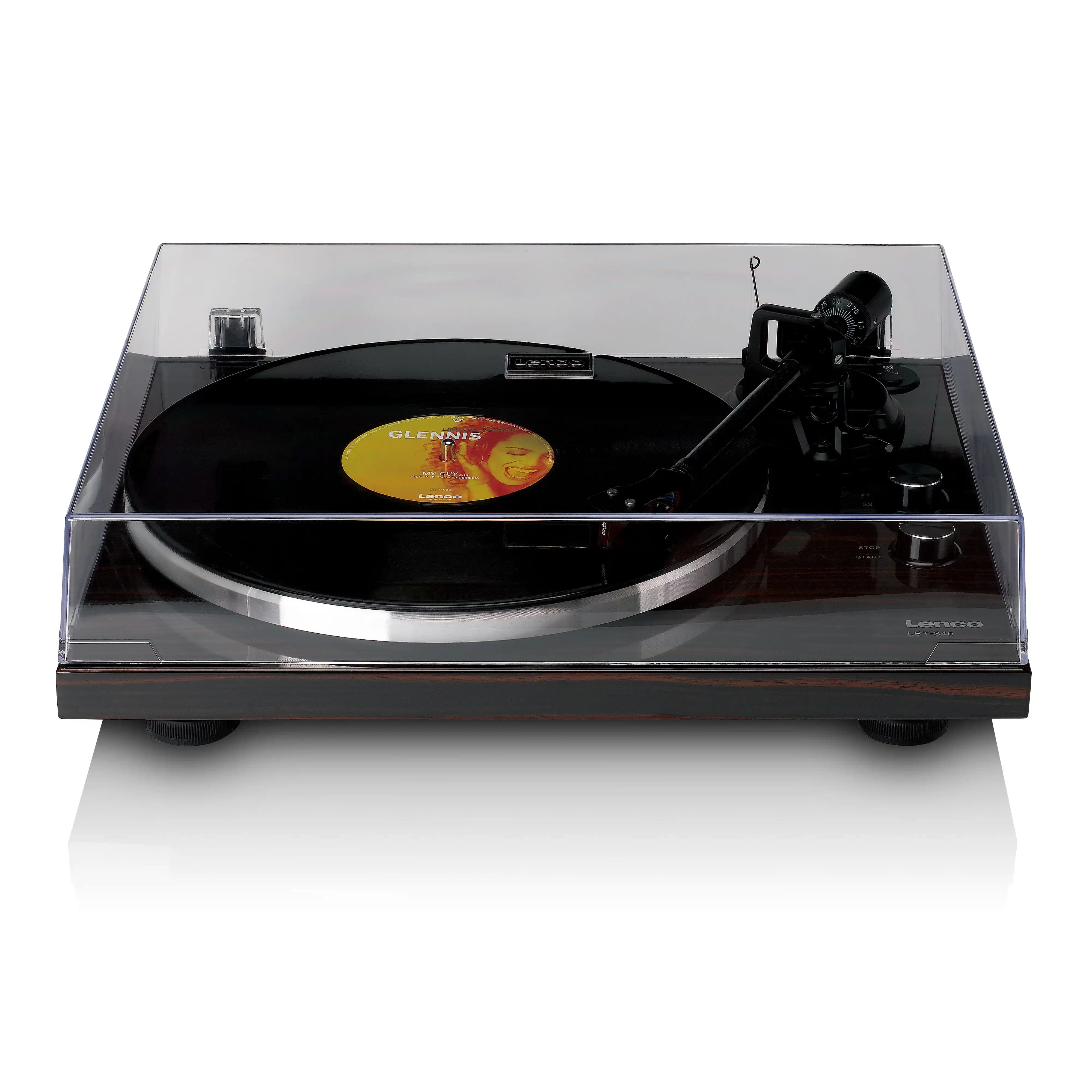Lenco LBT-345WA Bluetooth Turntable with Oroton 2M Red Cartridge - Walnut