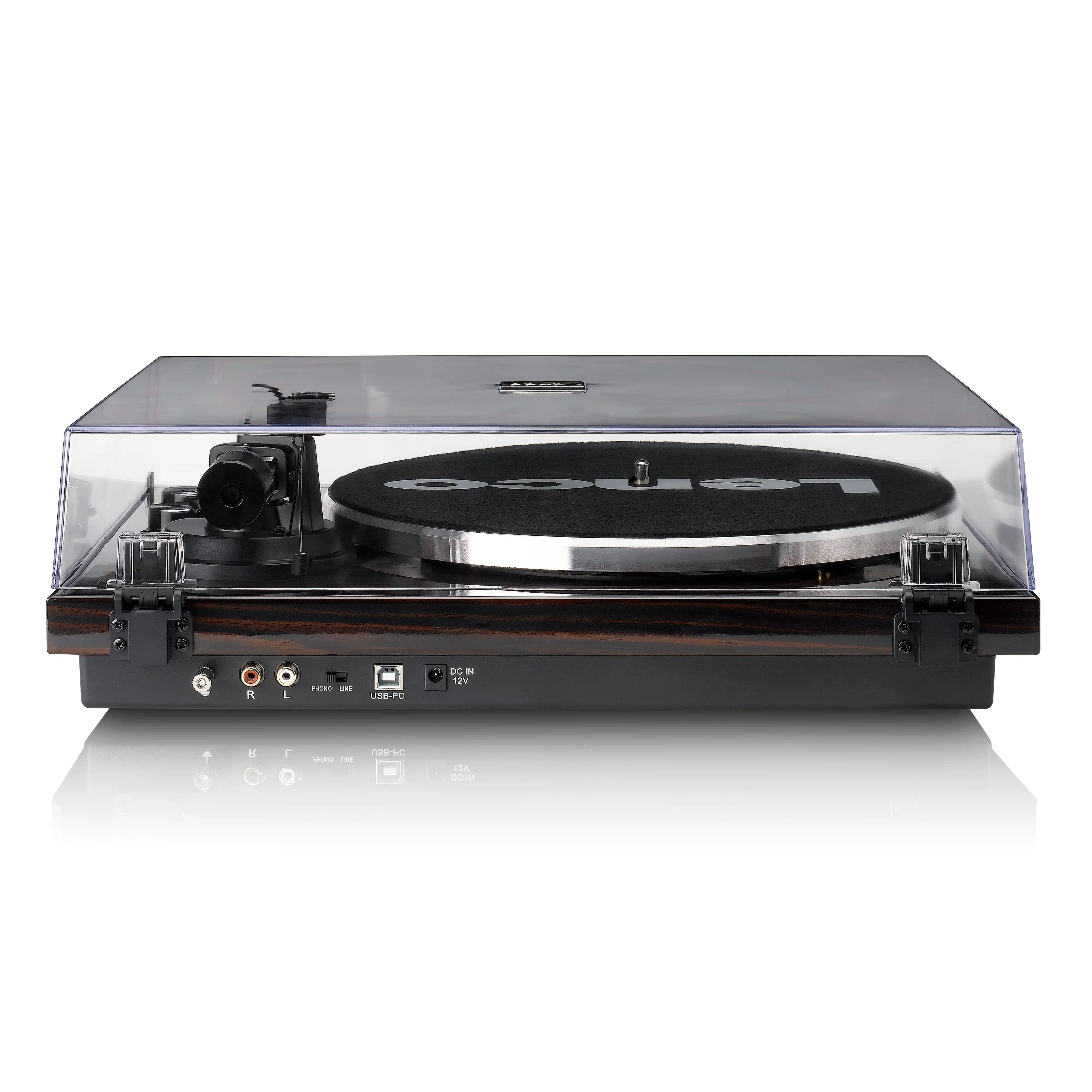 Lenco LBT-345WA Bluetooth Turntable with Oroton 2M Red Cartridge - Walnut