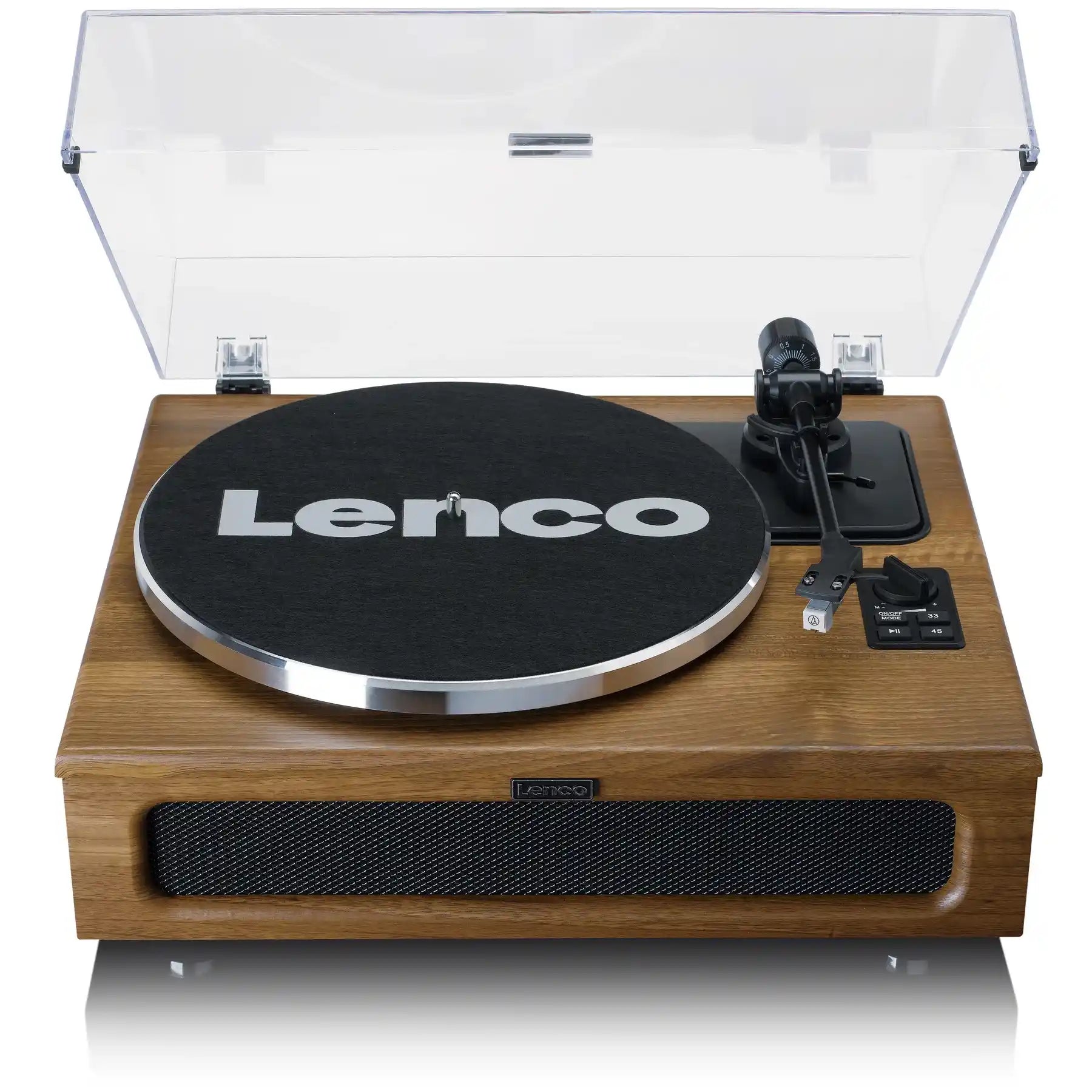 Lenco LS-410WA Wooden Turntable with 4 built-in Bluetooth speakers 40W - Walnut