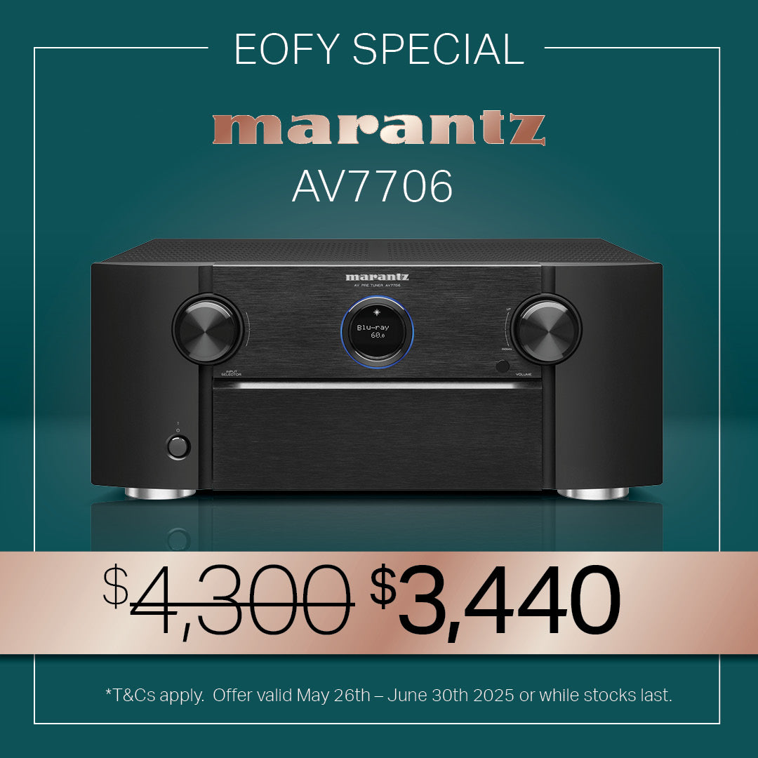 Marantz AV7706 11.2 8K AV Pre-Amplifier With HEOS - Black