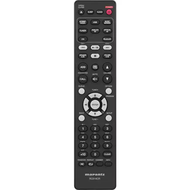 Marantz CR612 Compact Network CD Receiver with HEOS - Black | Silver/Gold