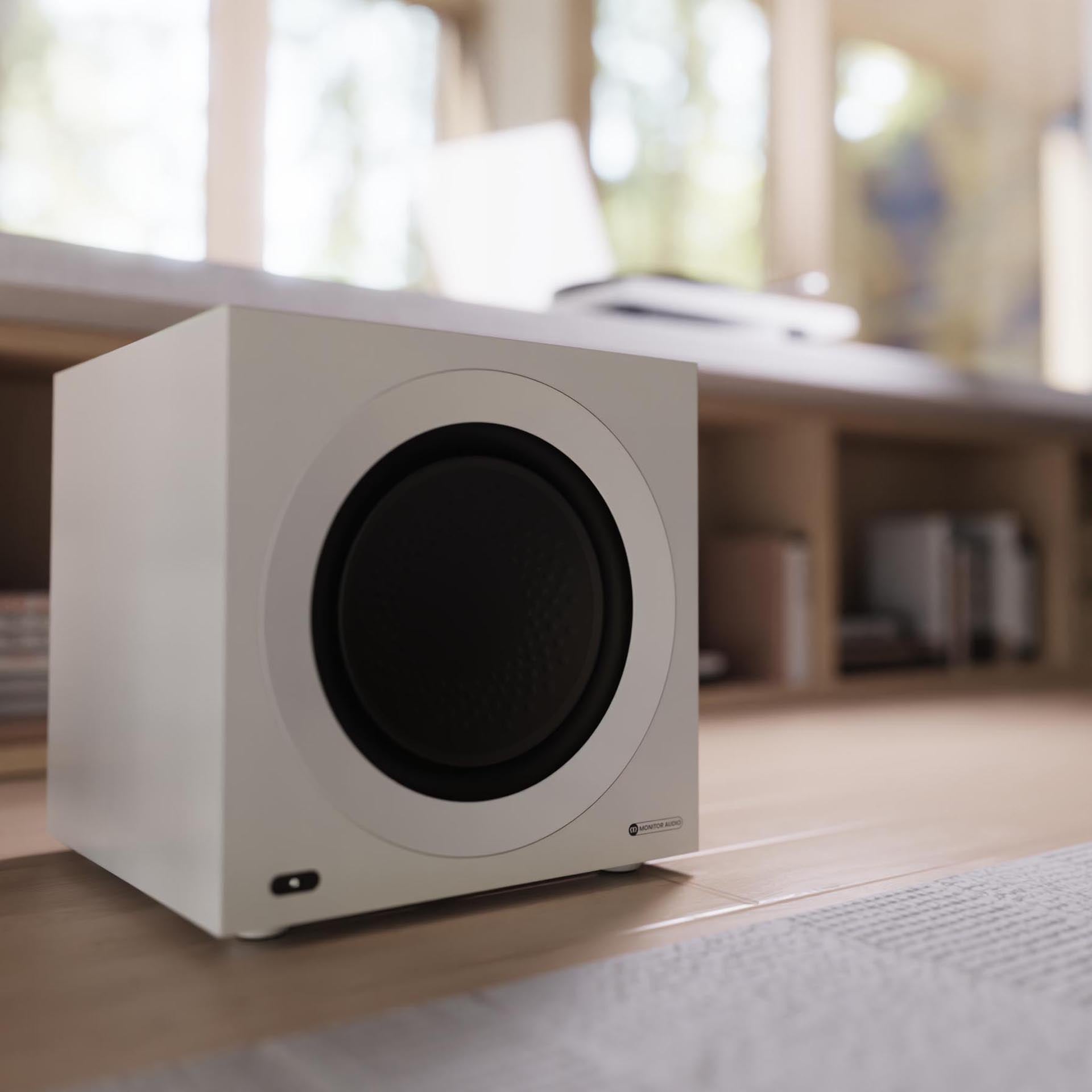 Monitor Audio Anthra W12 12" Active Subwoofer - White ( Available in August.  Pre-order now)