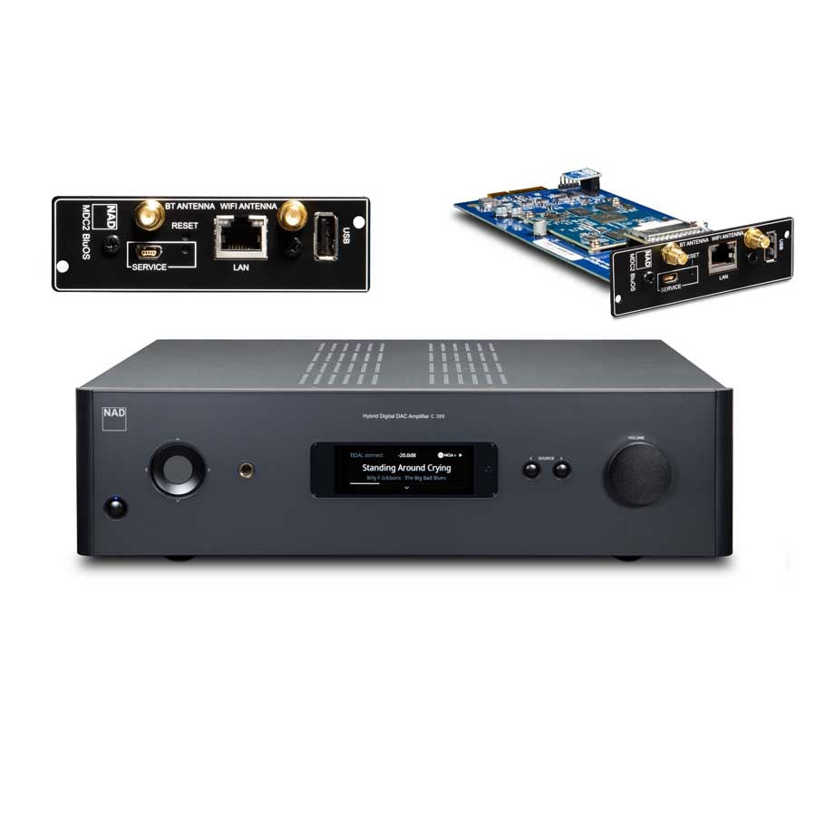 NAD C 399 BS Hybrid Digital Integrated Amplifier with BluOs