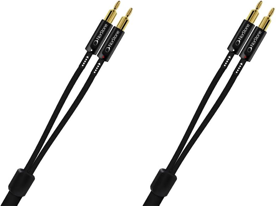 Norstone ARRAN Speaker Cables with Banana Plugs - Pair