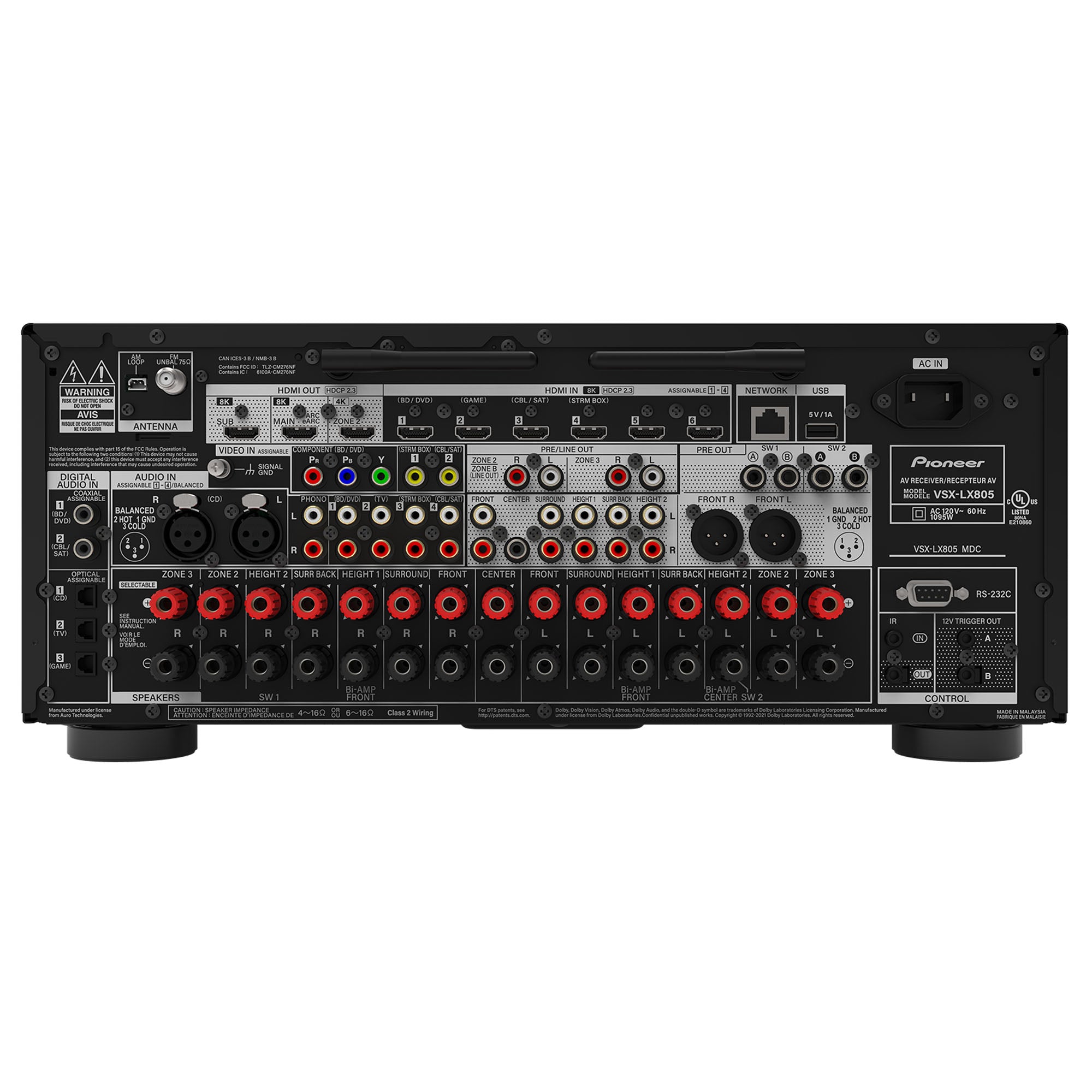 Pioneer VSX-LX805 Elite 11.4 Channel Network AV Receiver