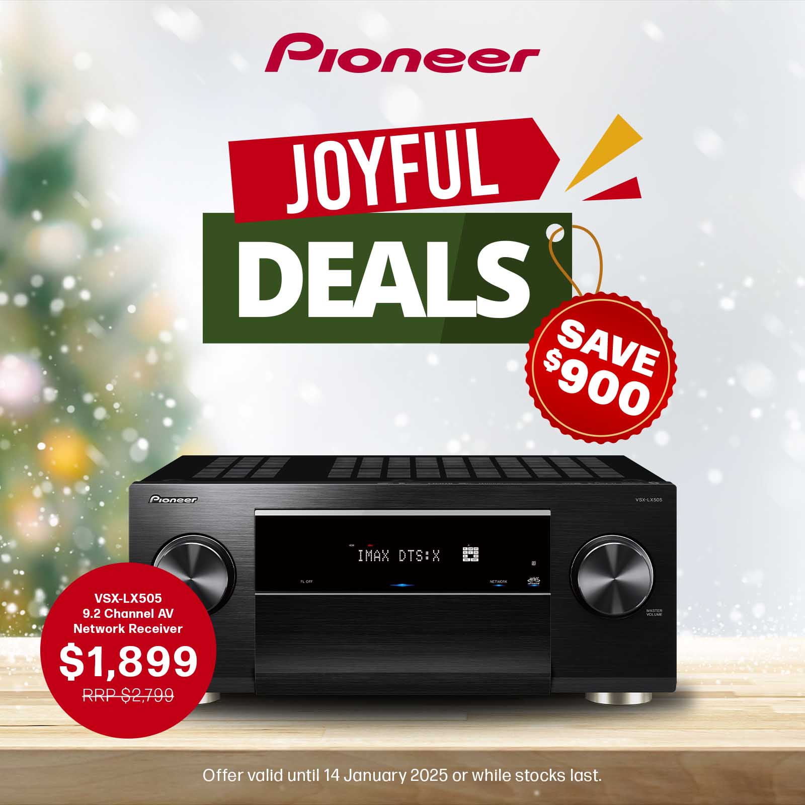 Pioneer VSX-LX505 9.2-Channel AV Receiver