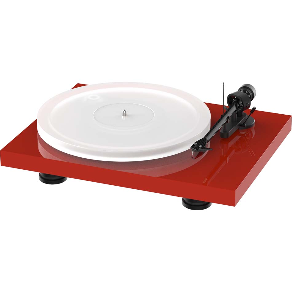 Pro-Ject Debut Carbon Evo + Acryl It 2M Red Cartridge - High Gloss Black