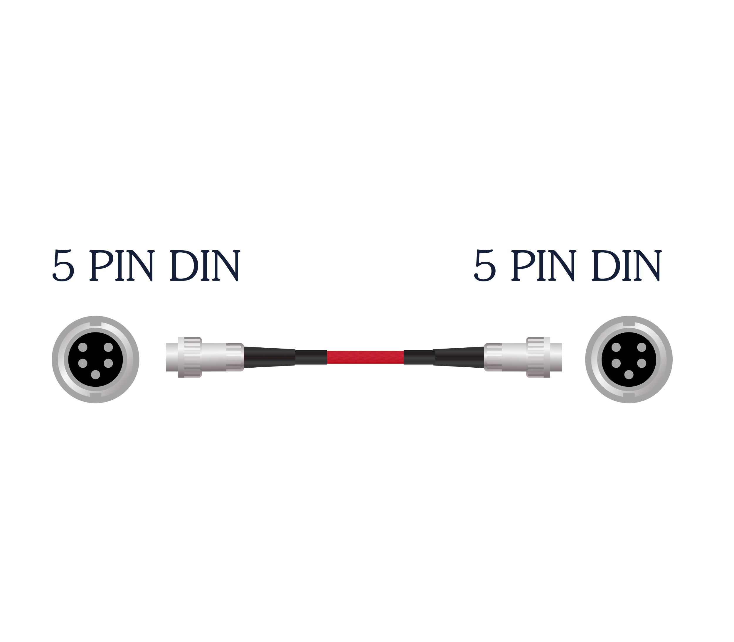 Nordost Red Dawn Specialty 5 Pin DIN to 5 Pin DIN (240) Cable
