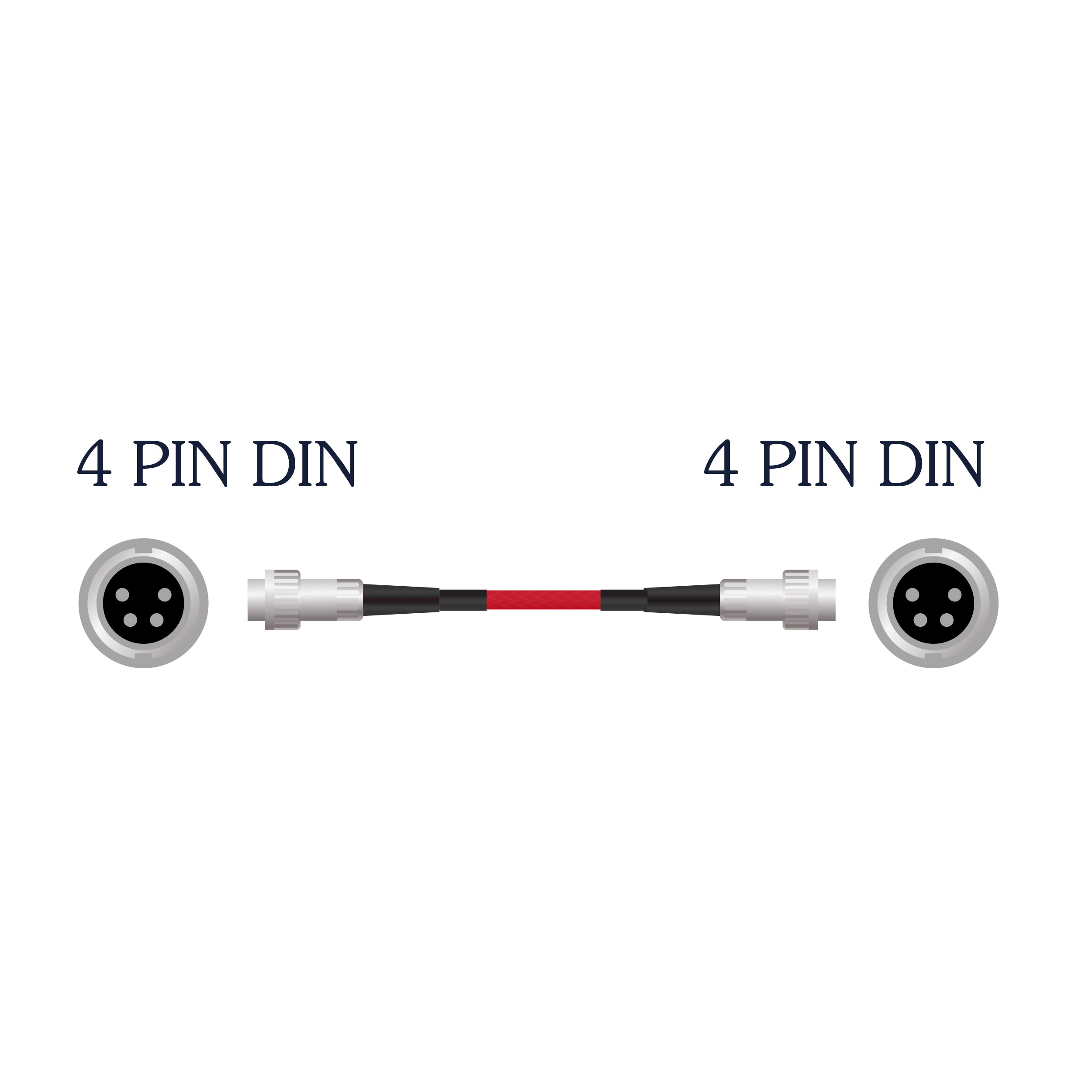 Nordost Red Dawn Specialty 4 Pin DIN to 4 Pin DIN Cable