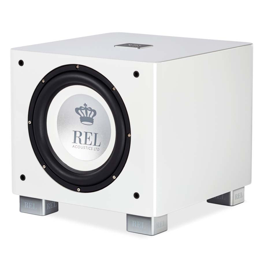 REL T/9x 10" 300w Active Subwoofer - Gloss White