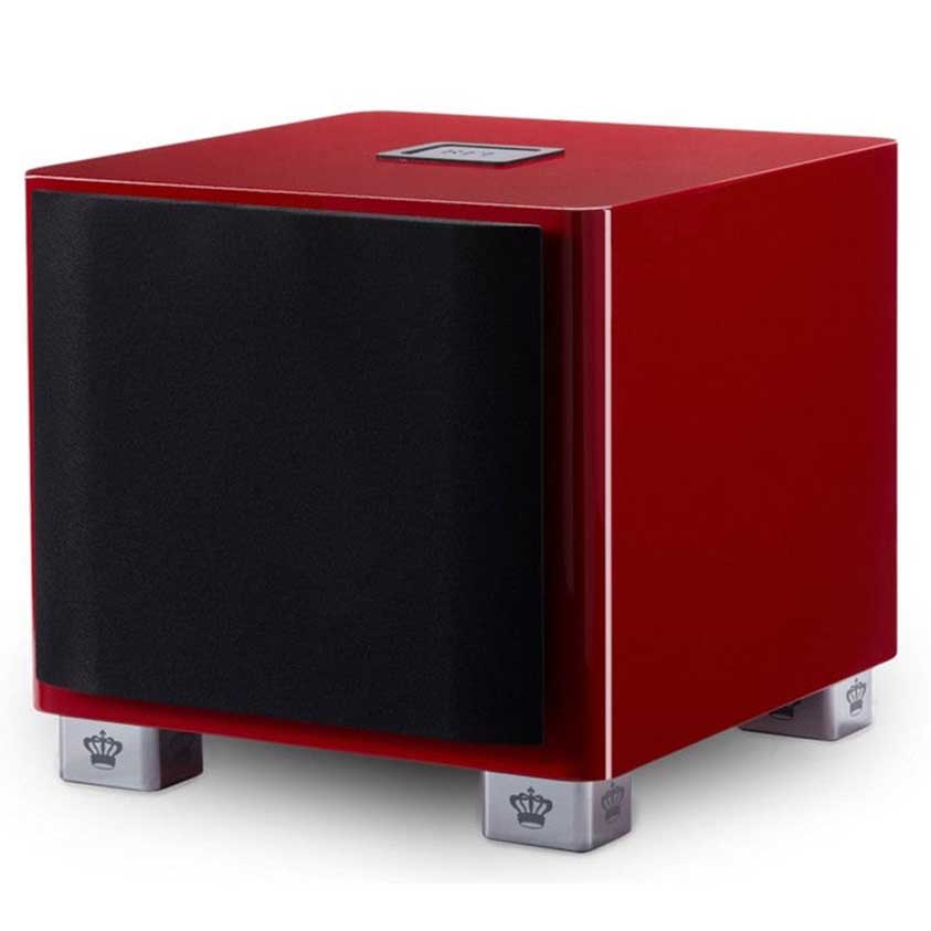 REL T/9x 10" 300w Active Subwoofer - Italian High Gloss Racing Red