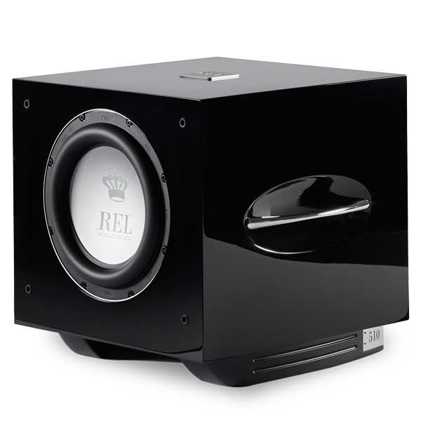 REL S/510 10" 500w Active Subwoofer - Gloss Piano Black