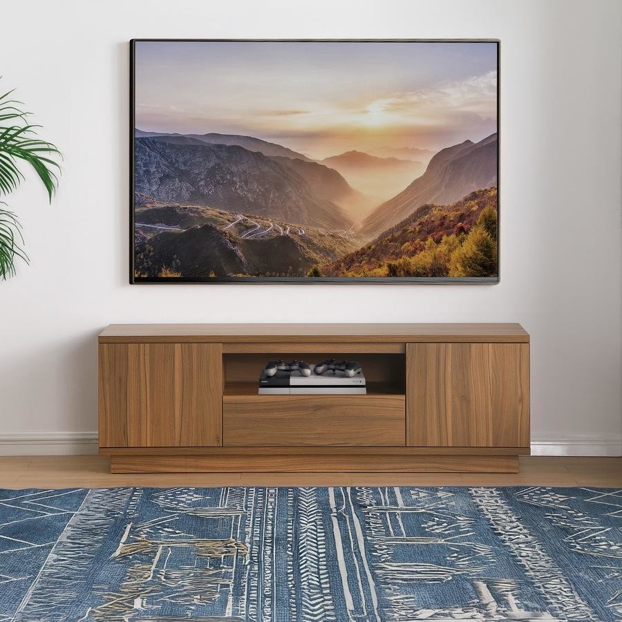 RVM Vice Tall TV Unit - Walnut