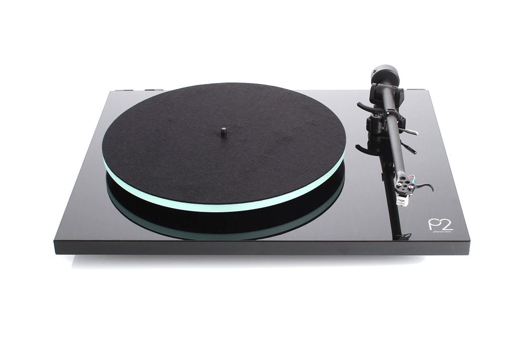 Rega Planar 2 Turntable + ND3 Cartridge  - Gloss Black & Gloss White