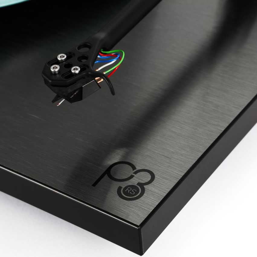 Rega Planar 3 RS Turntable Nd5 cartridge and Neo PSU MK2 Power Supply - Metallic Black