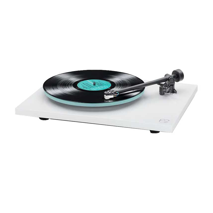 Rega Planar 2 Turntable + ND3 Cartridge  - Gloss Black & Gloss White