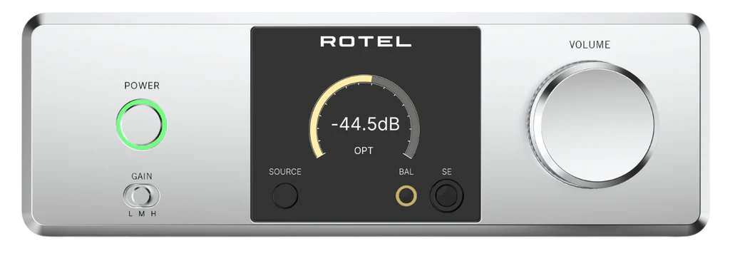 Rotel DX-3 Headphone Amplifier - Silver | Black