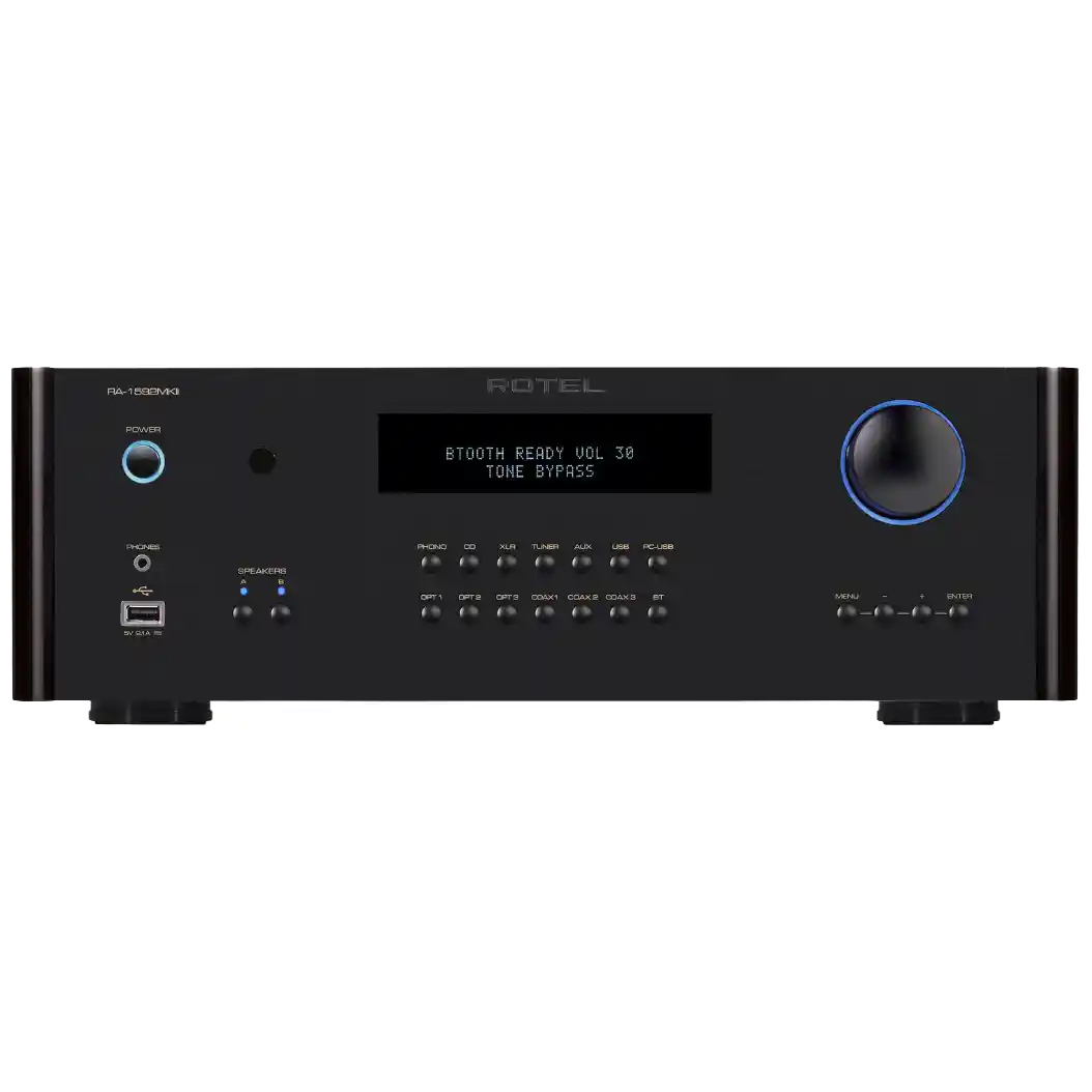 Rotel RA-1592 MKII Stereo Integrated Amplifier - Black | Silver
