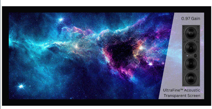 Helsyn Nebula 2.35:1 Woven Acoustically Transparent Fixed Frame Projector Screen