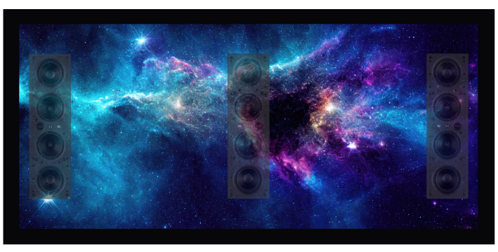 Helsyn Nebula 2.35:1 Woven Acoustically Transparent Fixed Frame Projector Screen