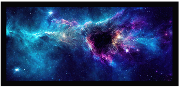 Helsyn Nebula 2.35:1 Woven Acoustically Transparent Fixed Frame Projector Screen