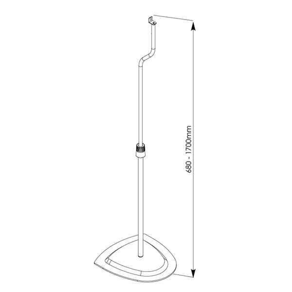 RVM JT2401B Adjustable Speaker Stand