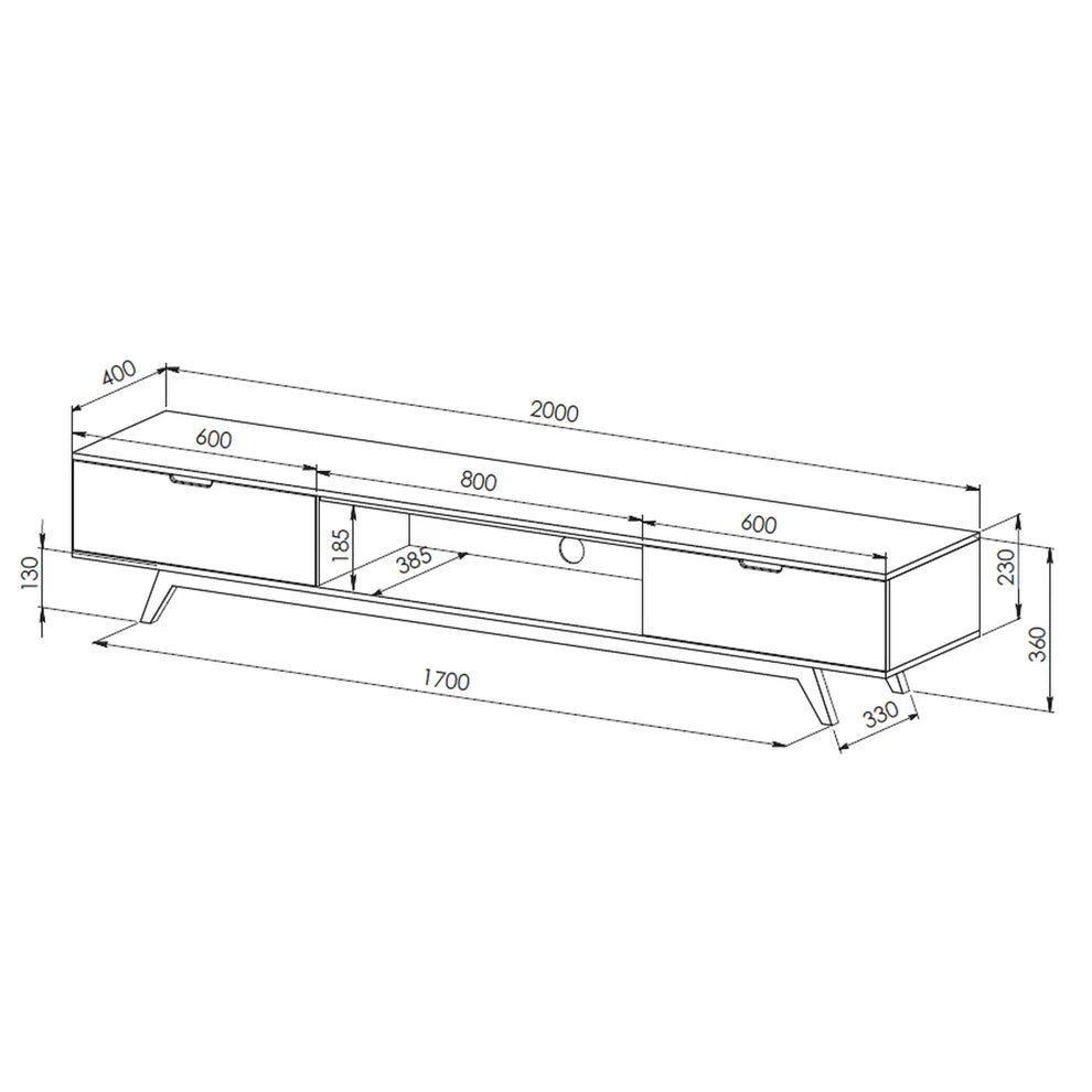 RVM Nova Lowline TV Unit